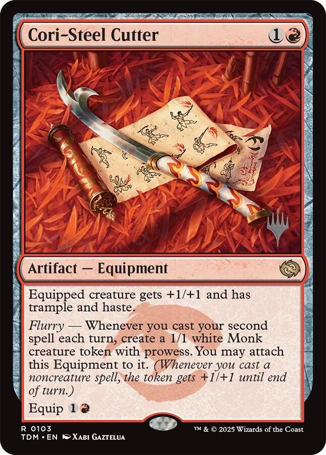 Cori-Steel Cutter [Tarkir: Dragonstorm Promos] | Good Games Cannington