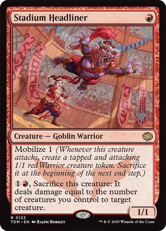 Stadium Headliner [Tarkir: Dragonstorm Promos] | Good Games Cannington