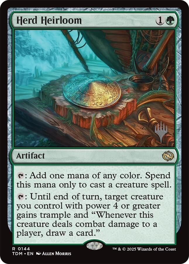 Herd Heirloom [Tarkir: Dragonstorm Promos] | Good Games Cannington