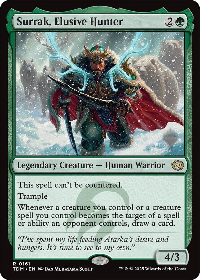 Surrak, Elusive Hunter [Tarkir: Dragonstorm Promos] | Good Games Cannington