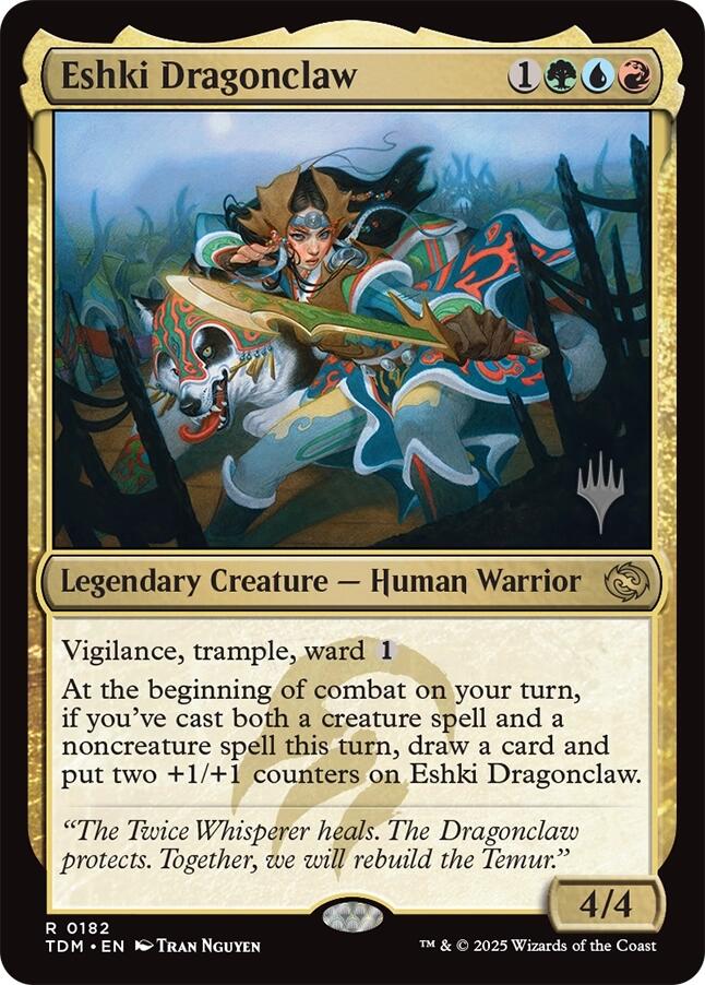 Eshki Dragonclaw [Tarkir: Dragonstorm Promos] | Good Games Cannington