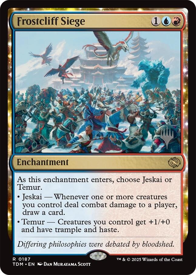 Frostcliff Siege [Tarkir: Dragonstorm Promos] | Good Games Cannington