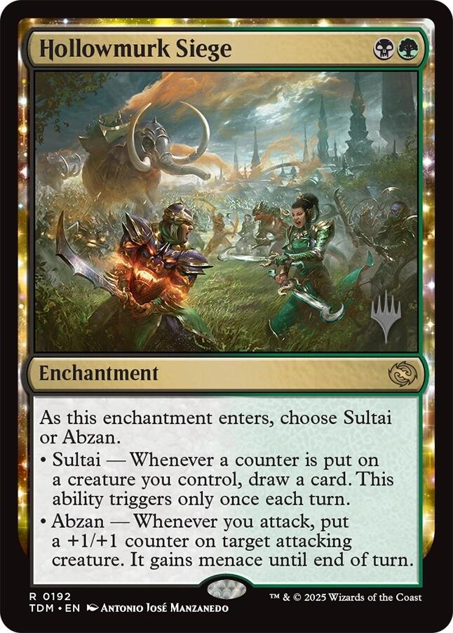 Hollowmurk Siege [Tarkir: Dragonstorm Promos] | Good Games Cannington