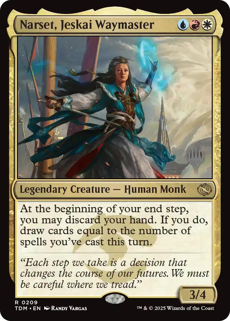 Narset, Jeskai Waymaster [Tarkir: Dragonstorm Promos] | Good Games Cannington