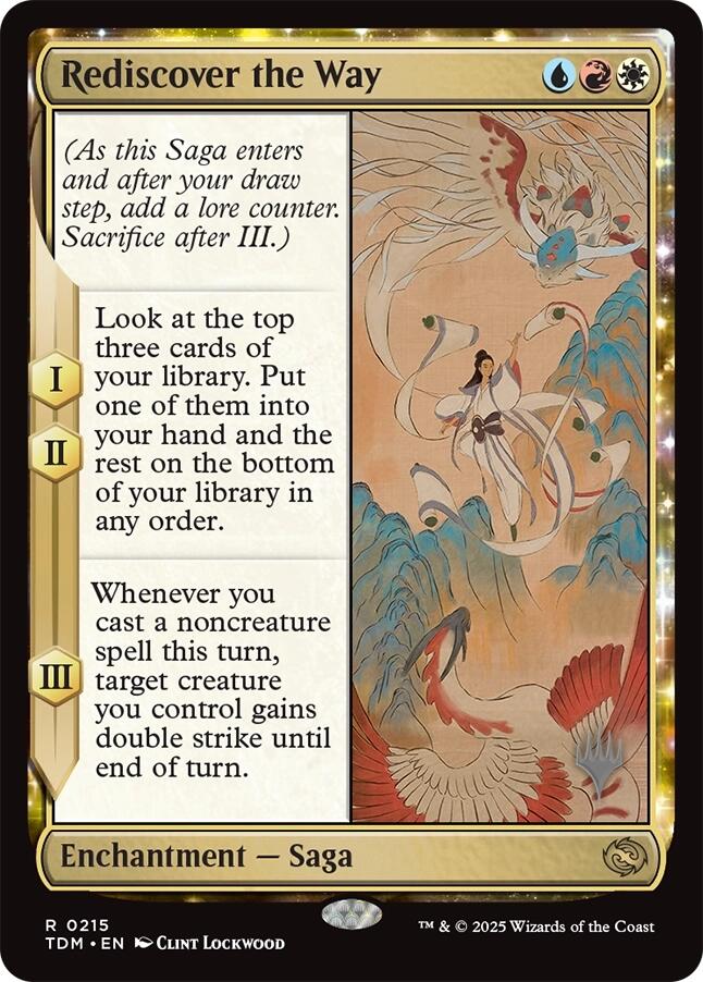 Rediscover the Way [Tarkir: Dragonstorm Promos] | Good Games Cannington