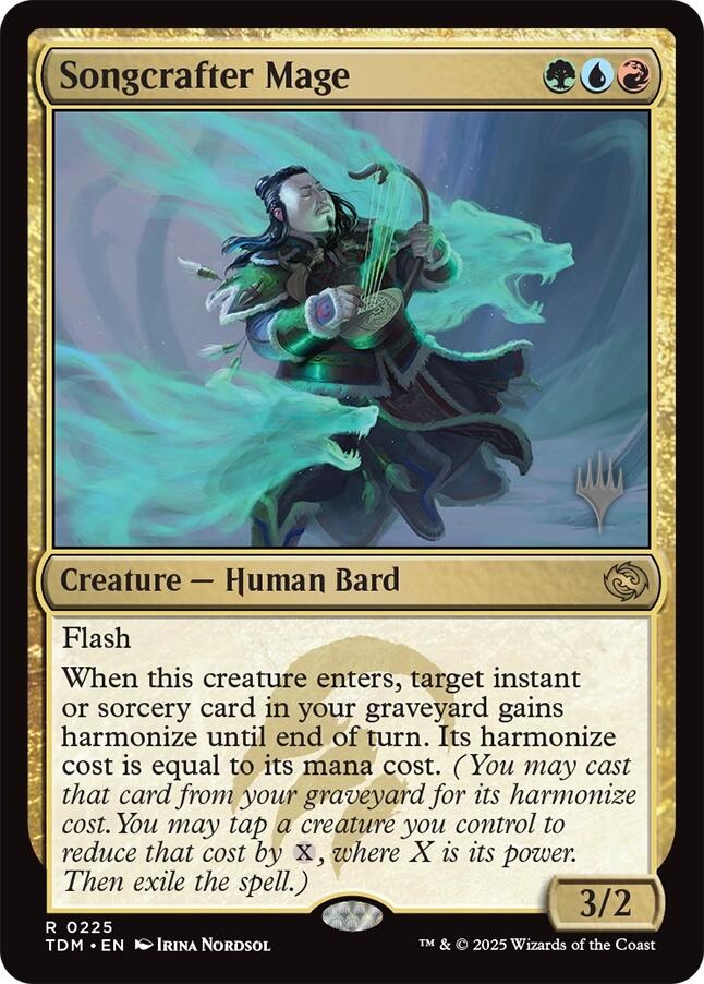 Songcrafter Mage [Tarkir: Dragonstorm Promos] | Good Games Cannington