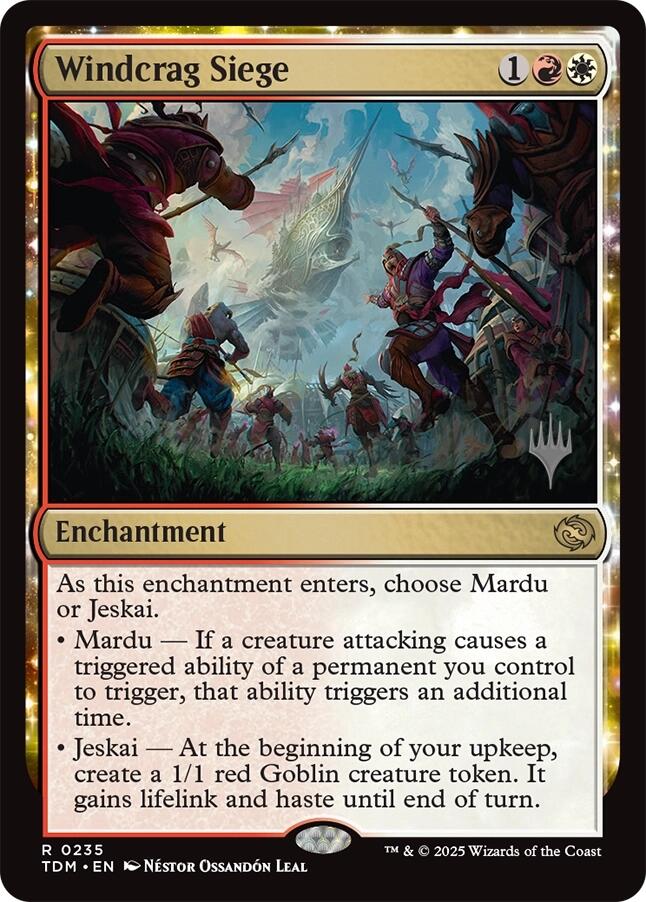 Windcrag Siege [Tarkir: Dragonstorm Promos] | Good Games Cannington