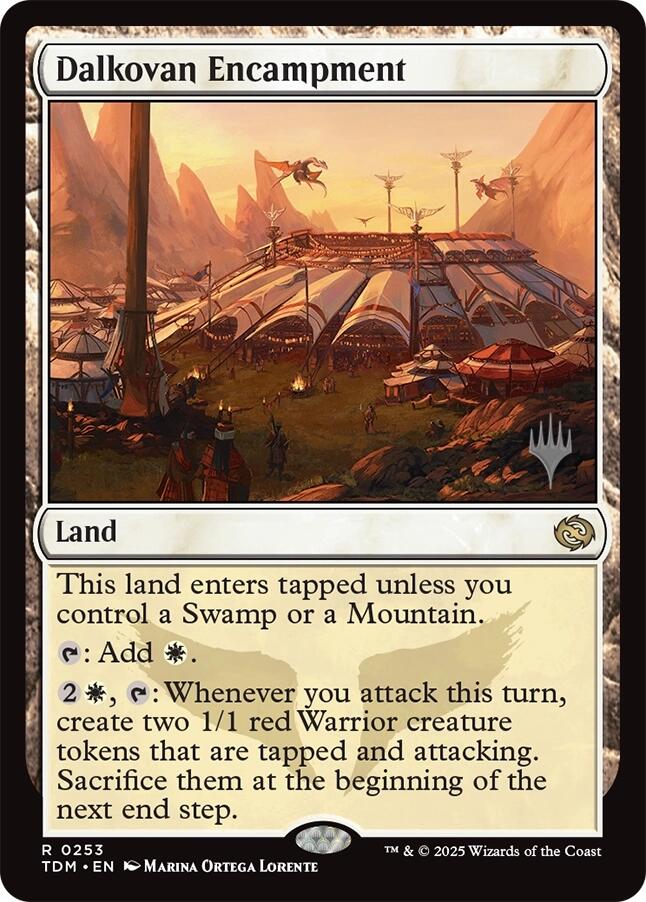 Dalkovan Encampment [Tarkir: Dragonstorm Promos] | Good Games Cannington