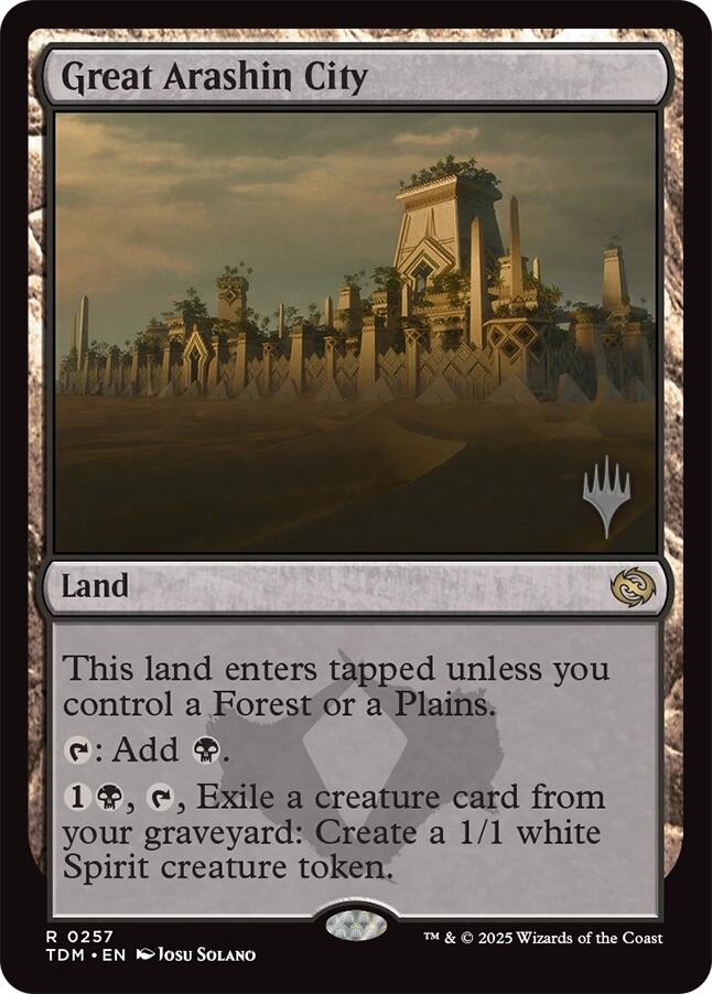 Great Arashin City [Tarkir: Dragonstorm Promos] | Good Games Cannington