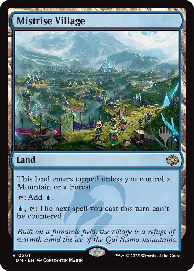 Mistrise Village [Tarkir: Dragonstorm Promos] | Good Games Cannington