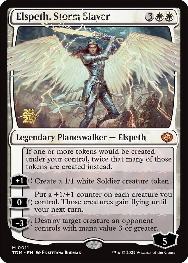 Elspeth, Storm Slayer [Tarkir: Dragonstorm Prerelease Cards] | Good Games Cannington