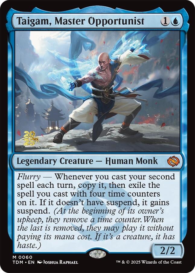 Taigam, Master Opportunist [Tarkir: Dragonstorm Prerelease Promos] | Good Games Cannington