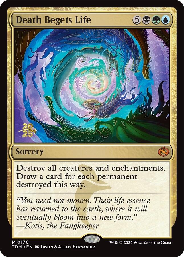 Death Begets Life [Tarkir: Dragonstorm Prerelease Cards] | Good Games Cannington