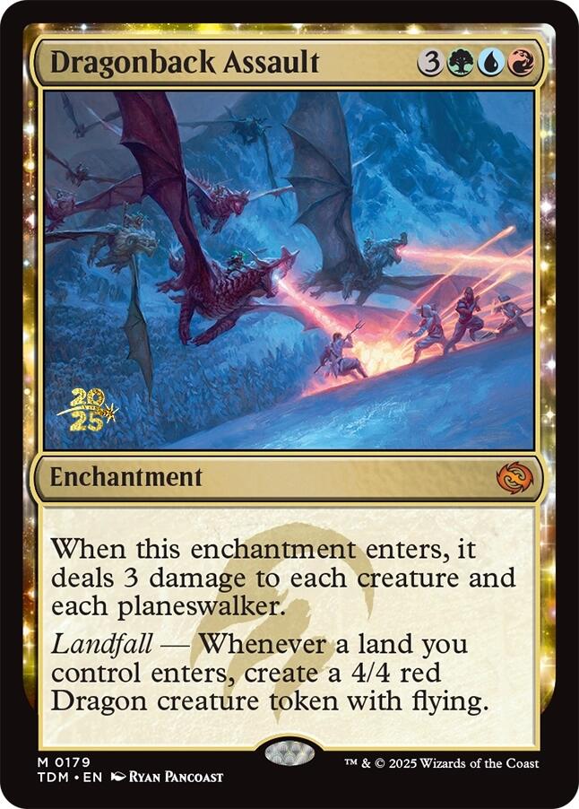 Dragonback Assault [Tarkir: Dragonstorm Prerelease Promos] | Good Games Cannington