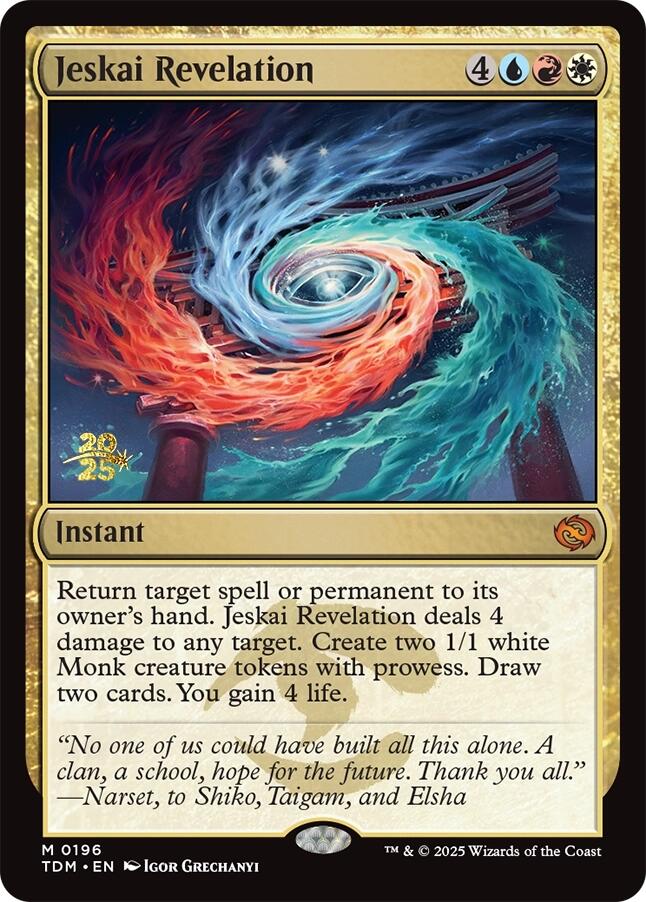 Jeskai Revelation [Tarkir: Dragonstorm Prerelease Promos] | Good Games Cannington