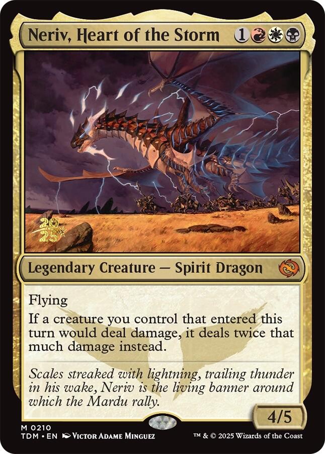 Neriv, Heart of the Storm [Tarkir: Dragonstorm Prerelease Promos] | Good Games Cannington