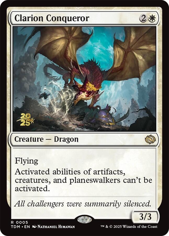 Clarion Conqueror [Tarkir: Dragonstorm Prerelease Cards] | Good Games Cannington
