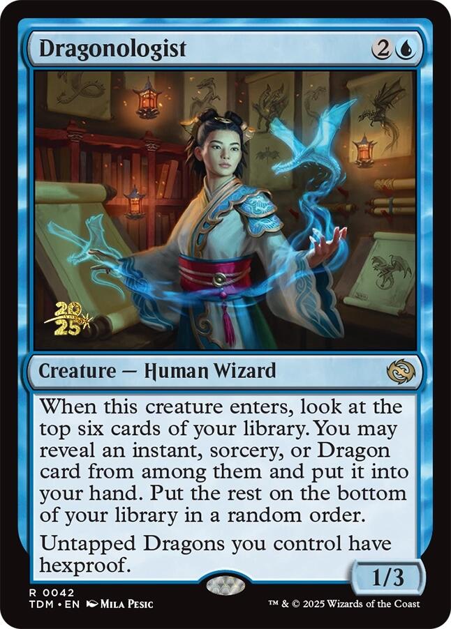 Dragonologist [Tarkir: Dragonstorm Prerelease Promos] | Good Games Cannington