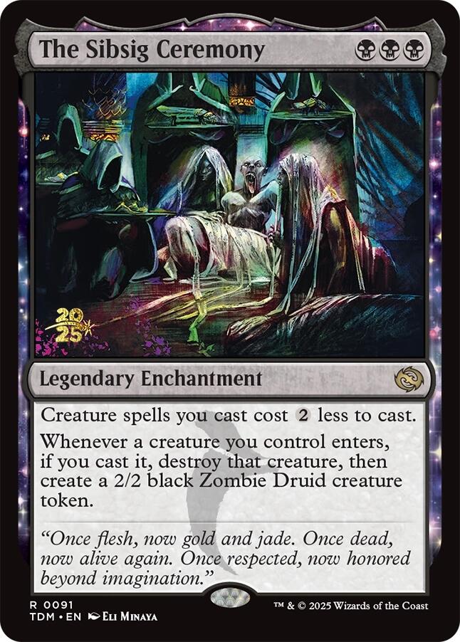 The Sibsig Ceremony [Tarkir: Dragonstorm Prerelease Promos] | Good Games Cannington
