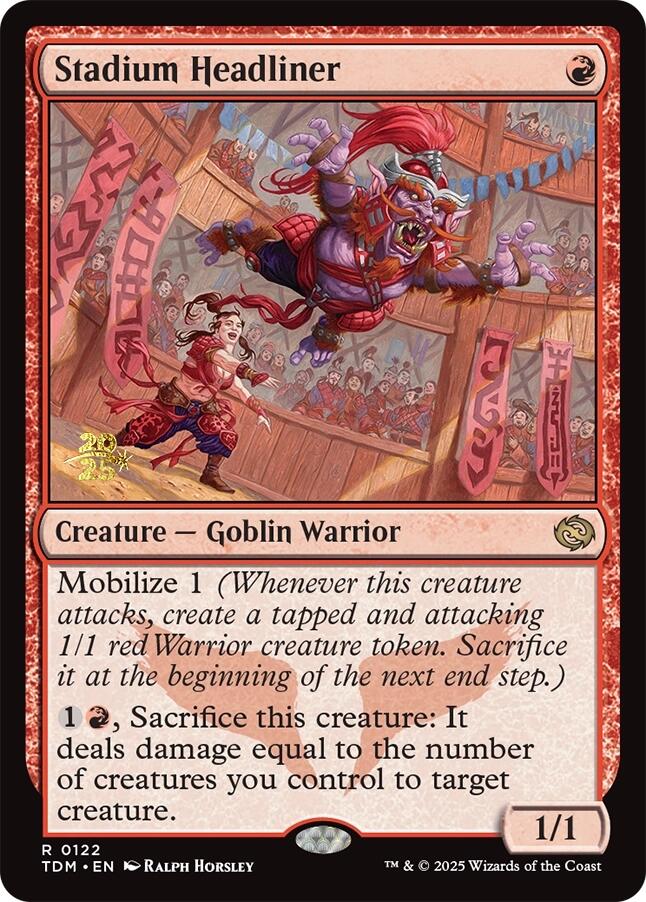 Stadium Headliner [Tarkir: Dragonstorm Prerelease Promos] | Good Games Cannington