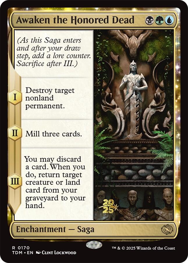 Awaken the Honored Dead [Tarkir: Dragonstorm Prerelease Promos] | Good Games Cannington