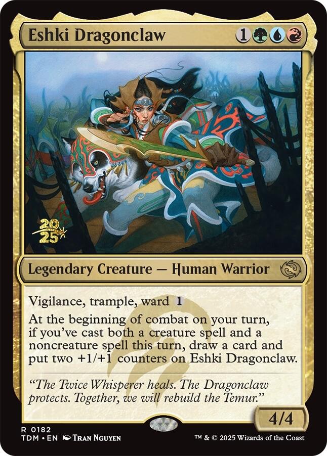 Eshki Dragonclaw [Tarkir: Dragonstorm Prerelease Promos] | Good Games Cannington