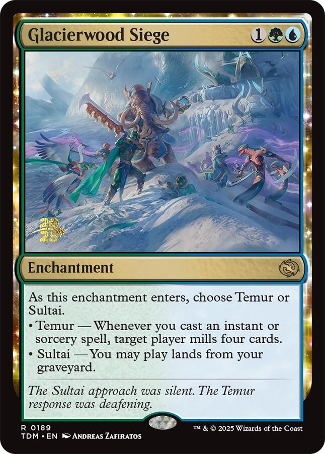 Glacierwood Siege [Tarkir: Dragonstorm Prerelease Promos] | Good Games Cannington