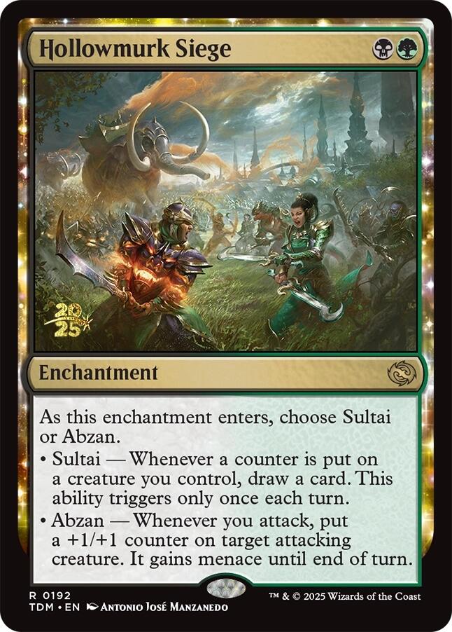 Hollowmurk Siege [Tarkir: Dragonstorm Prerelease Promos] | Good Games Cannington