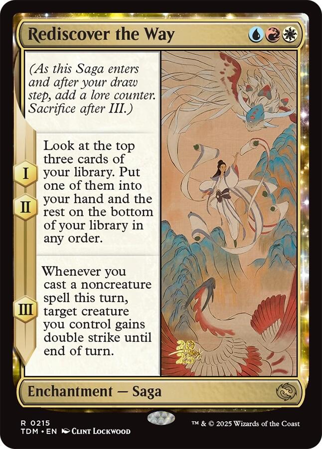 Rediscover the Way [Tarkir: Dragonstorm Prerelease Promos] | Good Games Cannington
