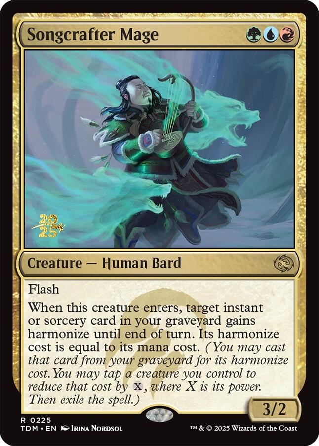 Songcrafter Mage [Tarkir: Dragonstorm Prerelease Promos] | Good Games Cannington