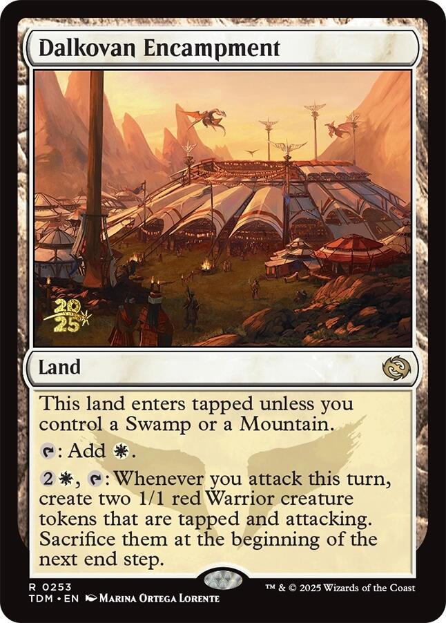 Dalkovan Encampment [Tarkir: Dragonstorm Prerelease Promos] | Good Games Cannington