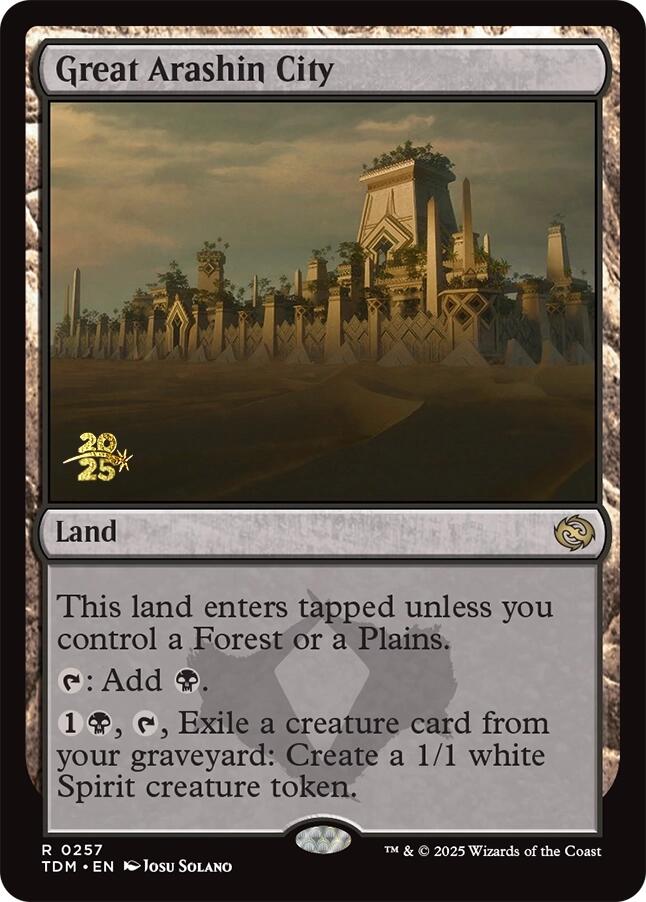 Great Arashin City [Tarkir: Dragonstorm Prerelease Promos] | Good Games Cannington