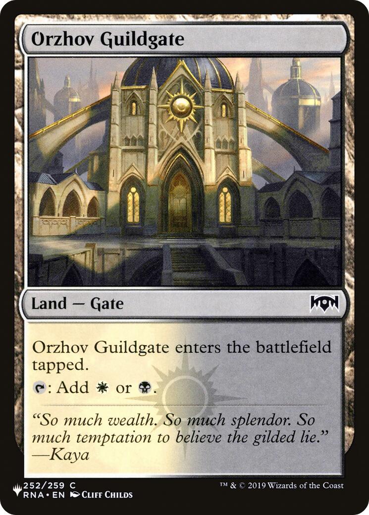Orzhov Guildgate [The List] | Good Games Cannington