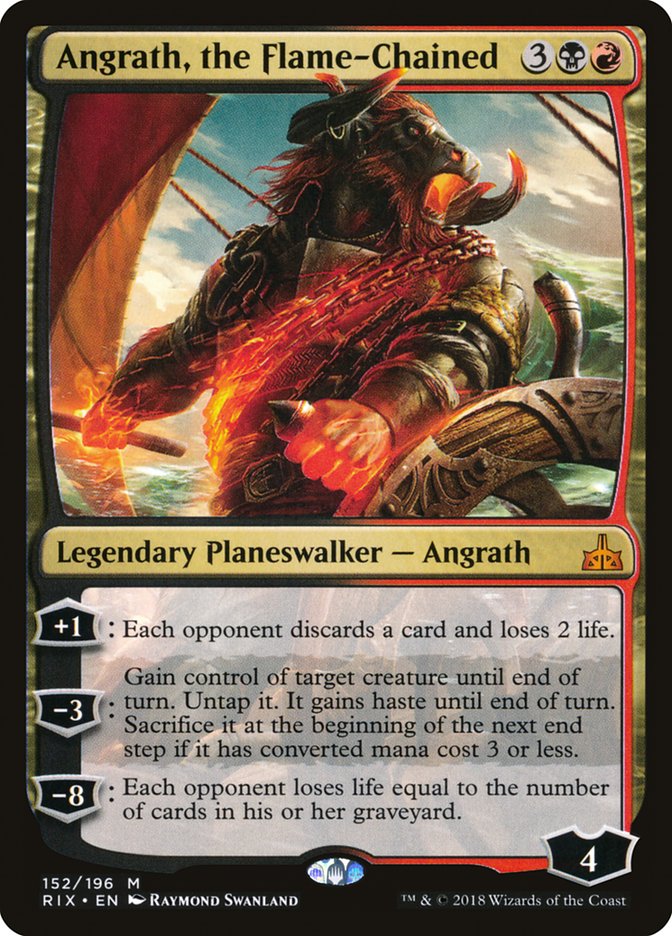Angrath, the Flame-Chained 152/196 (Rivals of Ixalan)  - Foil | Good Games Cannington