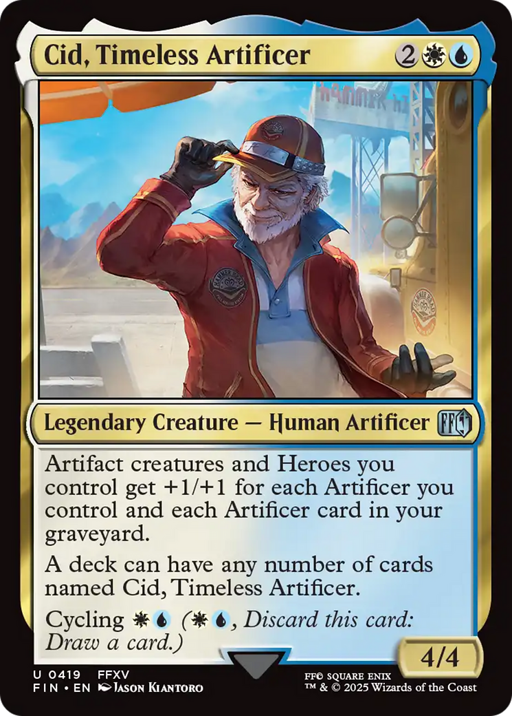 Cid, Timeless Artificer (0419) [FINAL FANTASY] | Good Games Cannington