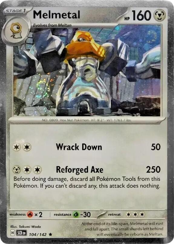 Melmetal (104/142) (Cosmos Holo) [Scarlet & Violet: Stellar Crown] | Good Games Cannington