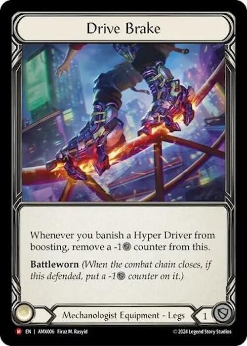 Drive Brake [AMX006] (Armory Deck: Maxx Nitro)  Rainbow Foil | Good Games Cannington