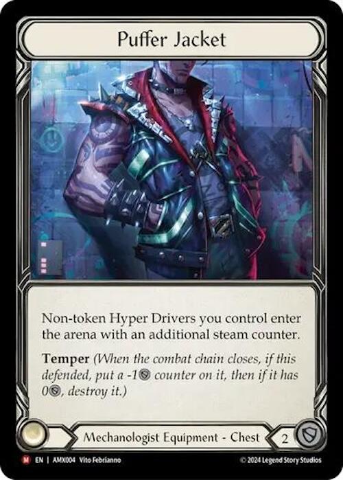 Puffer Jacket [AMX004] (Armory Deck: Maxx Nitro)  Rainbow Foil | Good Games Cannington