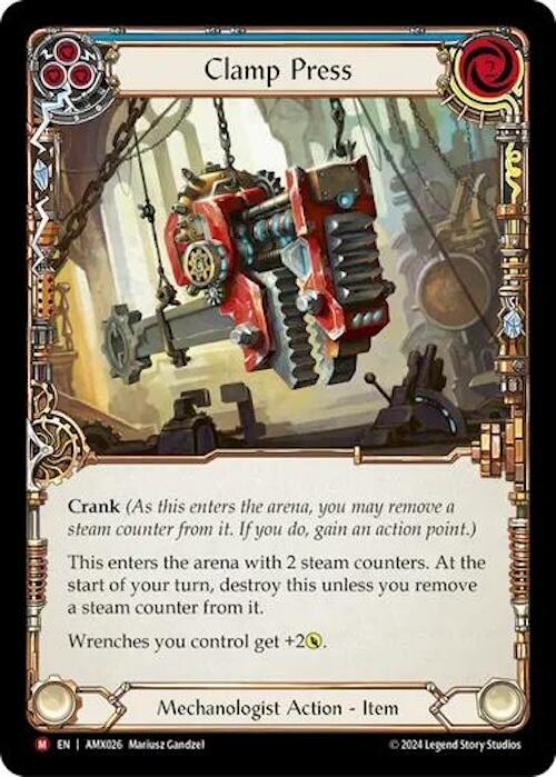 Clamp Press [AMX026] (Armory Deck: Maxx Nitro) | Good Games Cannington