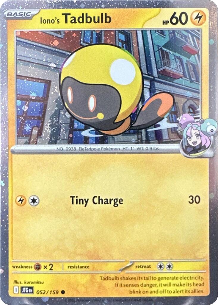 Iono's Tadbulb (052/159) (Cosmos Holo) [Scarlet & Violet: Journey Together] | Good Games Cannington