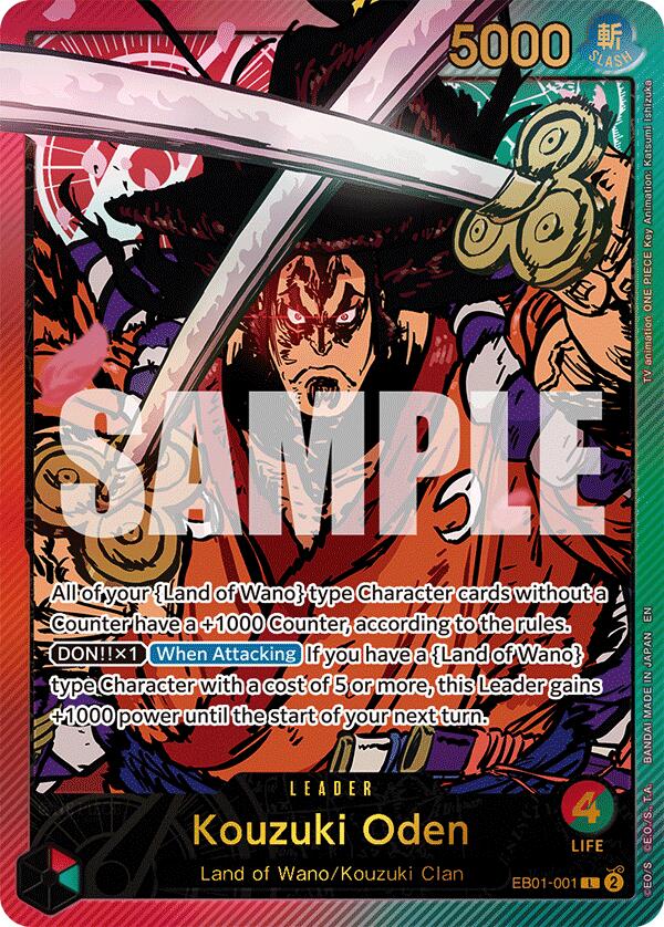 Kouzuki Oden (SPR) [Extra Booster: Anime 25th Collection] | Good Games Cannington