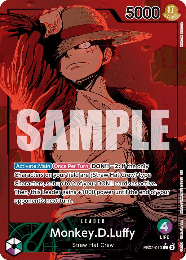Monkey.D.Luffy (010) (Alternate Art) [Extra Booster: Anime 25th Collection] | Good Games Cannington