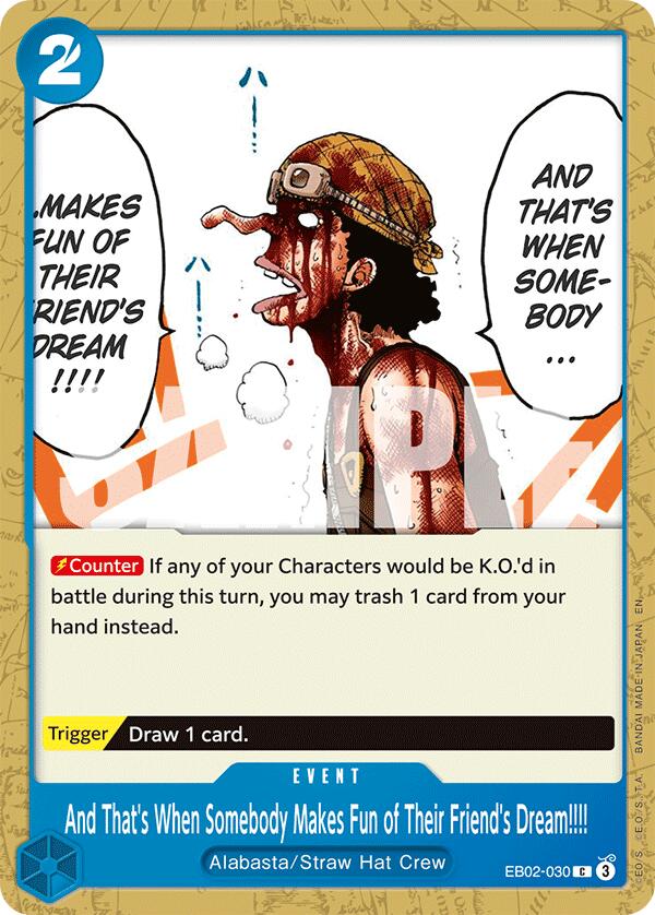 And That's When Somebody Makes Fun of Their Friend's Dream!!!! [Extra Booster: Anime 25th Collection] | Good Games Cannington