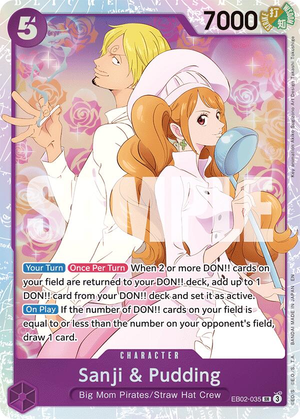 Sanji & Pudding [Extra Booster: Anime 25th Collection] | Good Games Cannington