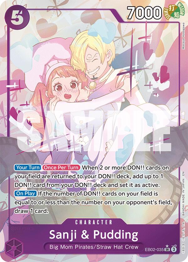 Sanji & Pudding (Alternate Art) [Extra Booster: Anime 25th Collection] | Good Games Cannington