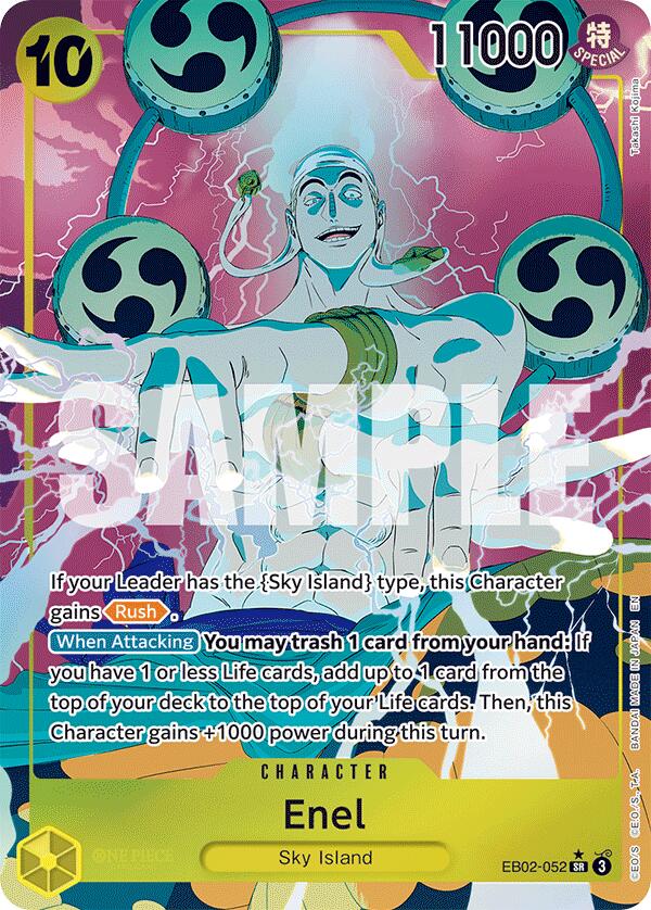 Enel (Alternate Art) [Extra Booster: Anime 25th Collection] | Good Games Cannington