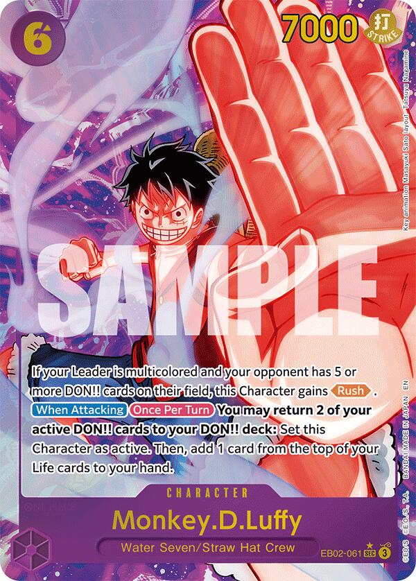 Monkey.D.Luffy (061) (Alternate Art) [Extra Booster: Anime 25th Collection] | Good Games Cannington