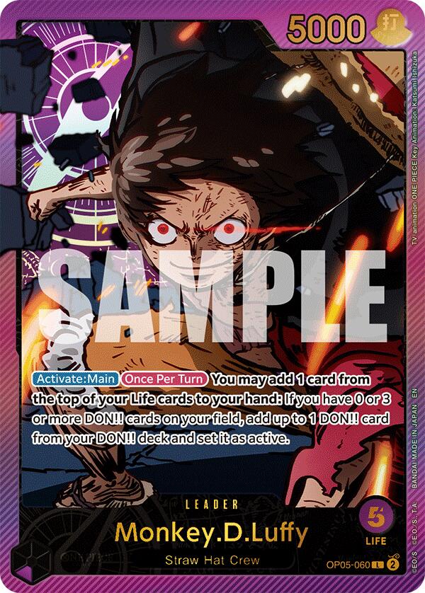 Monkey.D.Luffy (SPR) [Extra Booster: Anime 25th Collection] | Good Games Cannington