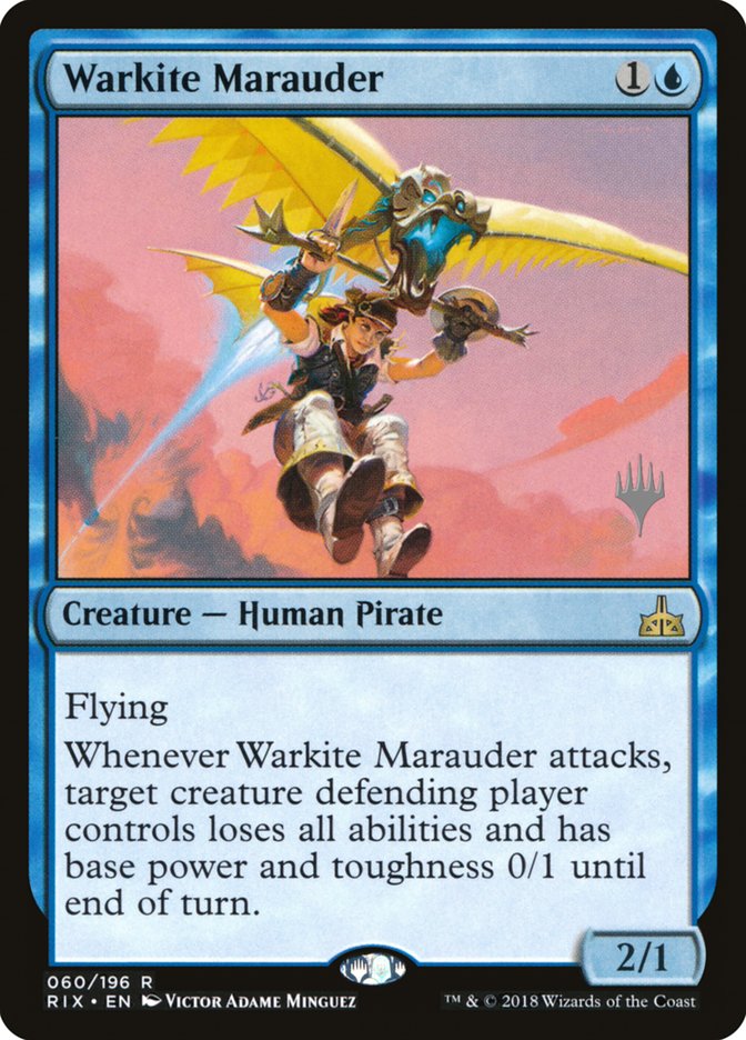 Warkite Marauder (Promo Pack) [Rivals of Ixalan Promos] | Good Games Cannington