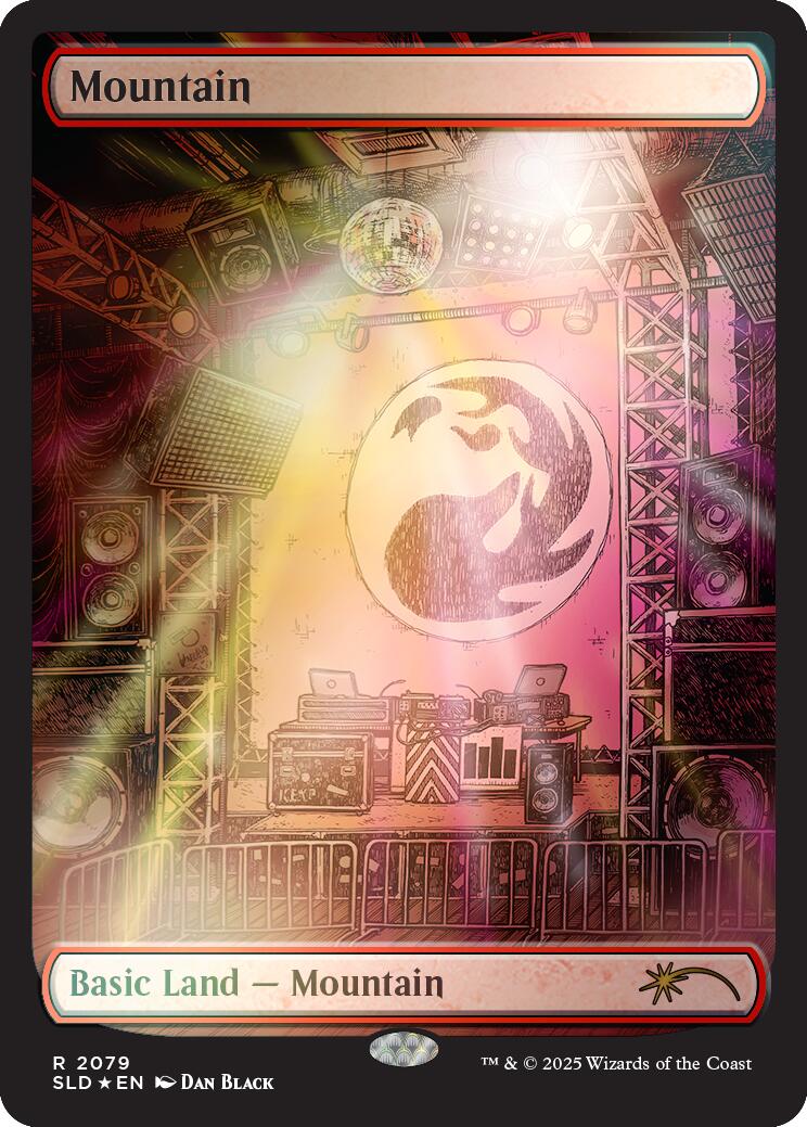 Mountain (2079) (Rainbow Foil) [Secret Lair Drop Series] | Good Games Cannington